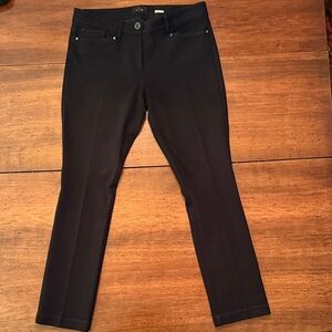 White House Black Market Black Ankle Pants